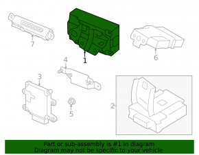 BACKUP CONTROL MODULE Subaru Forester 25-26