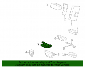 Antenna Assembly Honda Accord 13-17