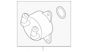 Масляный охладитель КПП Mazda CX-50 23-26 2.5