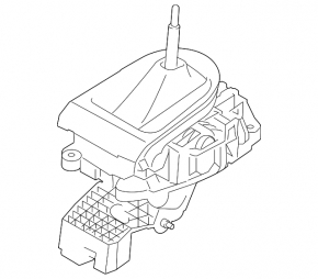 Накладка шифтера КПП Ford Mustang mk6 15-17 хром