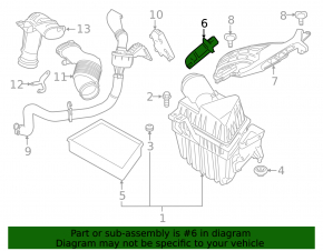 Debitmetru aer pentru Land Rover Range Rover Evoque 12-18 2.0