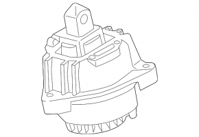Suport motor stânga pentru BMW 5 GT F07 10-17 650i, seria 7, Fără tracțiune integrală, M5, 4.4L turbo (S63T), 4.4L turbo, cu M6