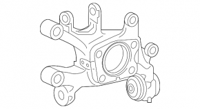 Toron spate stânga Lexus CT200h 11-17