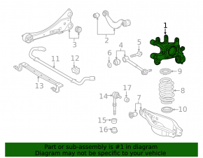 Toron spate stânga Lexus CT200h 11-17