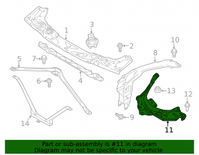 Suport de montare far dreapta pentru Mini Cooper Clubman F54 16-24