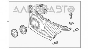 Решетка радиатора grill Lexus RX350 10-12 дорест