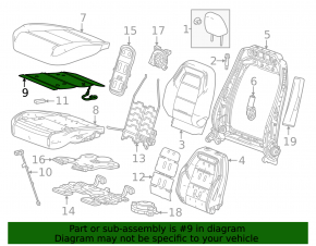 Scaun șofer încălzit Chevrolet Equinox EV 24-26