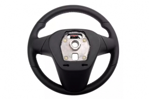 Volan din piele neagră pentru Buick Encore 17-22, cu suprapunere și butoane radar