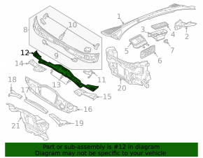 Поддон дворников Volkswagen ID.4 23-26