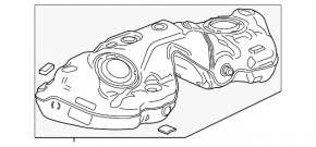 Топливный бак Cadillac CTS 14-