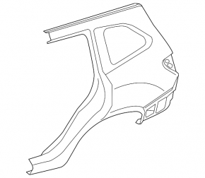 Sfert aripa spate stanga Subaru Forester 19- SK nou original