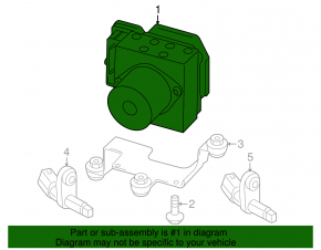 ABS АБС VW Tiguan 09-18