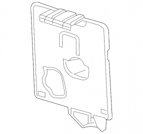 Кронштейн блока ECU компьютера двигателя Chevrolet Volt 16-