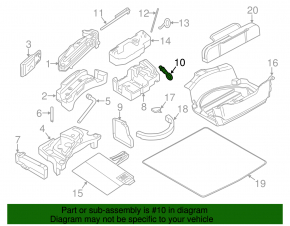 Буксировочный крюк Porsche Cayenne 958 11-14