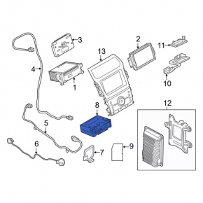 USB SOCKET CONNECTOR Ford Fusion mk5 13-20