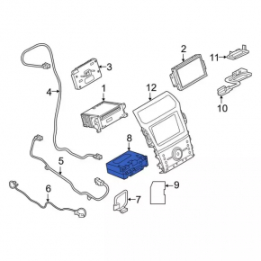 USB SOCKET CONNECTOR Ford Fusion mk5 13-20