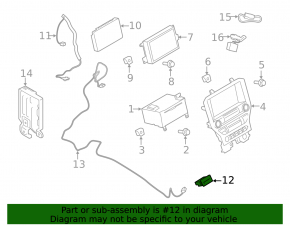 USB SOCKET CONNECTOR Ford Fusion mk5 13-20
