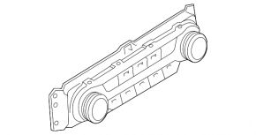 Управление климат-контролем Nissan Altima 19-24 manual