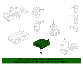 USB Hub центральной консоли VW Taos 22-25