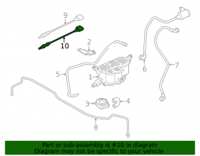 Лямбда-зонд второй Audi A6 C7 12-17 2.0T
