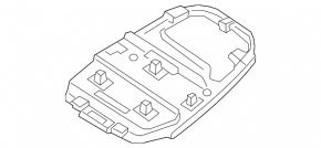 Кронштейн переднего плафона освещения Volvo XC60 18-26