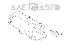 Стартер Kia Forte 4d 14-16 без isg