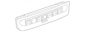 Bloc de butoane panou frontal Mercedes GLA 15-20