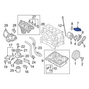Маслоприемник Ford Fusion mk5 13-20 2.5 тип 1