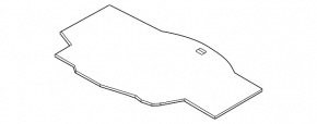 Capacitatea portbagajului Lincoln MKZ 13-20 hibrid