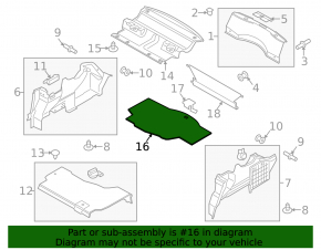 Capacitatea portbagajului Lincoln MKZ 13-20 hibrid