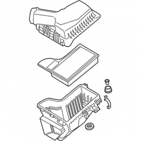 Корпус воздушного фильтра Ford Mustang mk6 15-17 3.7