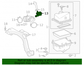 Резонатор воздушный Toyota Rav4 19-25 2.5