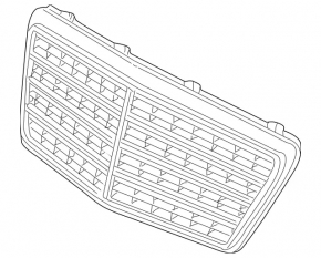 Решетка радиатора grill Mercedes W211 дорест