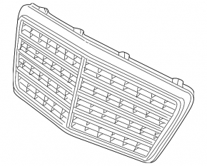 Решетка радиатора grill Mercedes W211 дорест