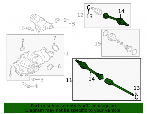 Tracțiune punte față dreapta pentru Land Rover Range Rover Velar 18-26