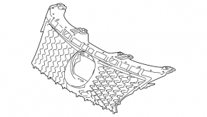 Решетка радиатора grill Lexus CT200h 14-17 F-Sport