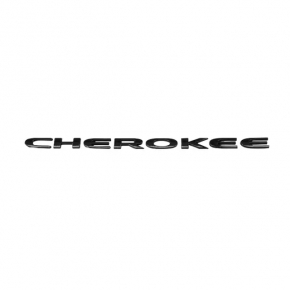Эмблема надпись Cherokee передняя правая двери Jeep Cherokee KL 14-18 серая