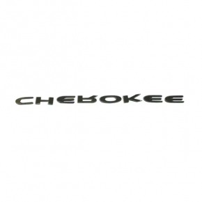 Эмблема надпись Cherokee передняя правая двери Jeep Cherokee KL 14-18 серая