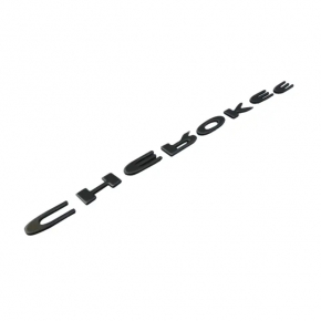 Эмблема надпись Cherokee передняя правая двери Jeep Cherokee KL 14-18 серая