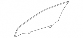 Стекло двери передней левой Lexus ES350 07-12