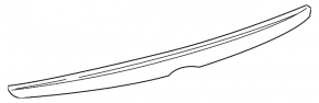 Спойлер крышки багажника Lexus GS300 GS350 GS430 GS450h 06-11