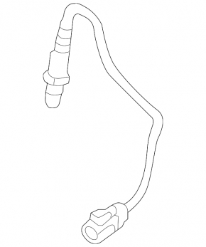 Лямбда-зонд второй Land Rover Range Rover Evoque 14-17 2.0