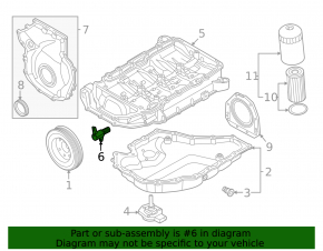 Регулятор давления масла Audi Q5 80A 18-24 2.0T