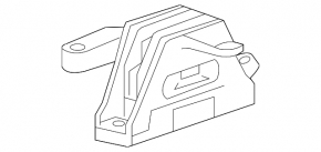 Подушка двигателя правая Chevrolet Impala 14-19 2.5