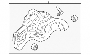 Задний дифференциал редуктор Porsche Cayenne 958 11-17 4.8 Turbo, пробег не актуален