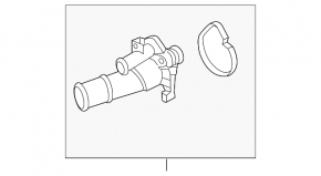 Корпус термостата Ford Focus mk3 11-18 2.0