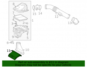 Воздухоприемник Hyundai Tucson 22-26