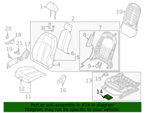 Seat Control Module Hyundai Sonata 20-23