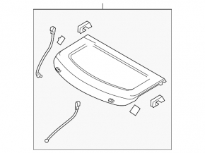 Шторка багажника Mazda3 MPS 09-11