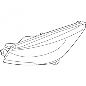 Far fata dreapta gol Ford Escape MK3 17-19 rest halogen+lumina led